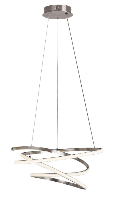 Lustra Rabalux Esilda LED 42W 2200lm 4000K metal plastic crom satin alb IP20 [1]