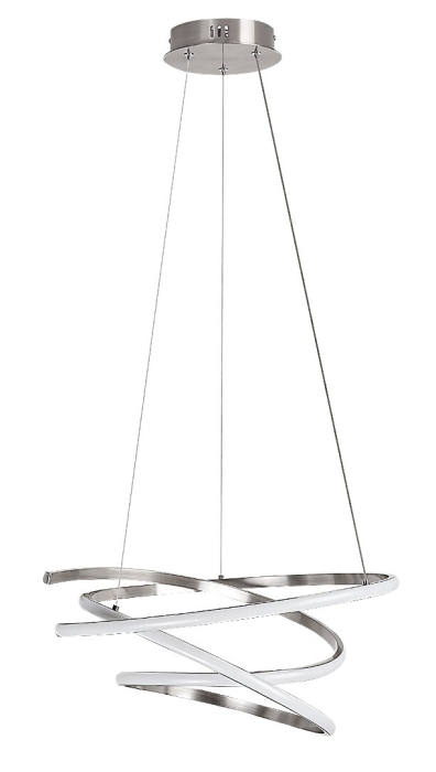 Lustra Rabalux Esilda LED 42W 2200lm 4000K metal plastic crom satin alb IP20 [2]