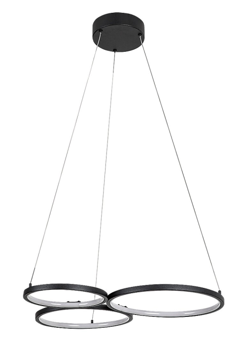 Lustra Rabalux Formand LED 38W 1100lm 3000K metal plastic negru alb IP20 [2]