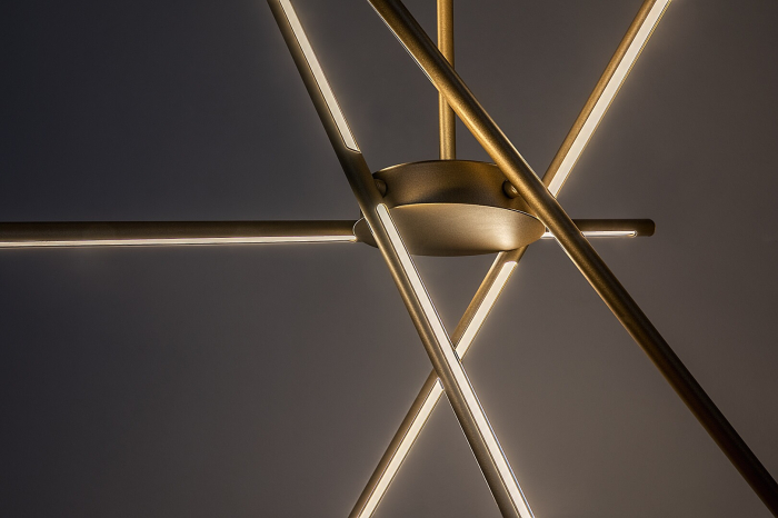 Lustra Rabalux Henli2 LED 40W 2800lm 3000 metal gold stil modern 230V, 50Hz IP20 72339 [7]