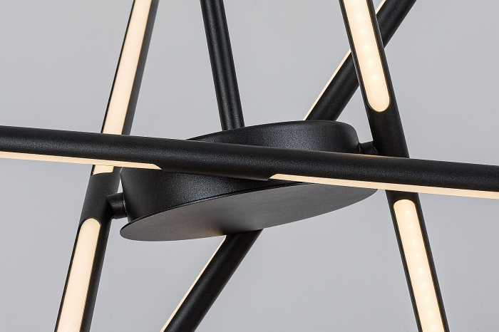 Lustra Rabalux Henli2 LED 40W 2800lm 3000K metal plastic negru alb IP20 [7]