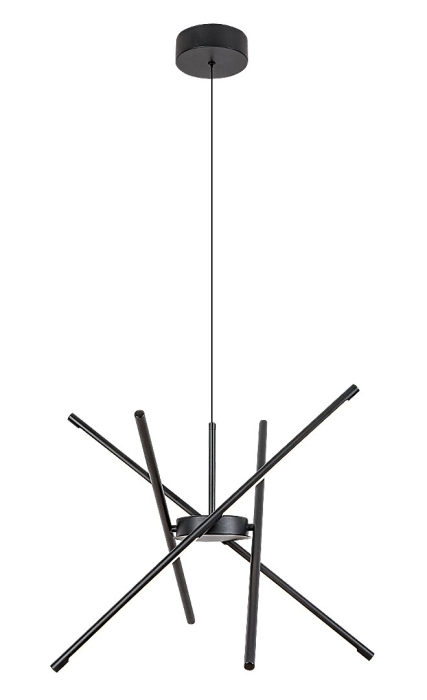 Lustra Rabalux Henli2 LED 40W 2800lm 3000K metal plastic negru alb IP20 [3]