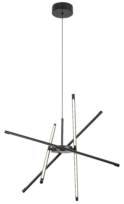 Lustra Rabalux Henli2 LED 40W 2800lm 3000K metal plastic negru alb IP20 [4]