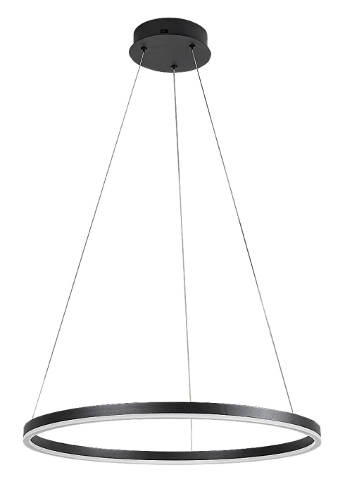 Lustra Rabalux Isaure LED 35W 2200lm 3000, 4000, 6500K metal acril negru alb IP20 [2]