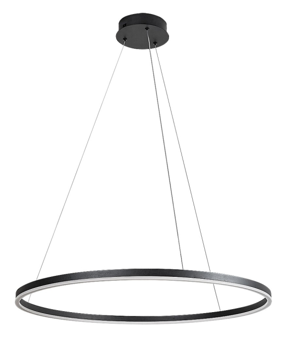 Lustra Rabalux Isaure LED 45W 3000lm 3000K, 4000K, 6500K metal black stil modern, IP20 72302 [2]