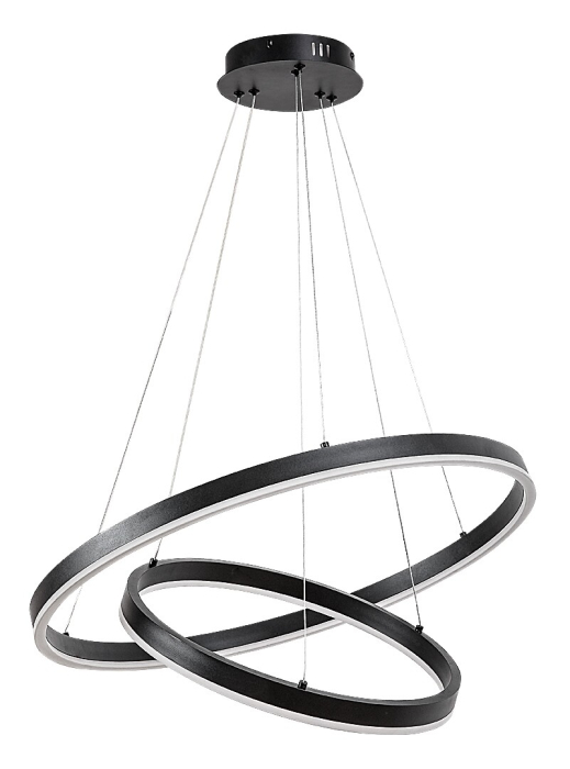 Lustra Rabalux Isaure LED 80W 5600lm 3000K-6500K metal black stil, IP20 72305 [2]