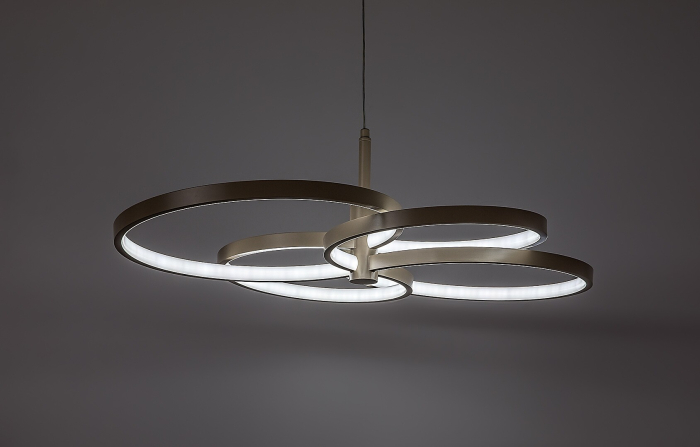 Lustra Rabalux Isidora LED 70W 5600lm 3000K-6500K metal gray beige stil modern, IP20 72401 [5]