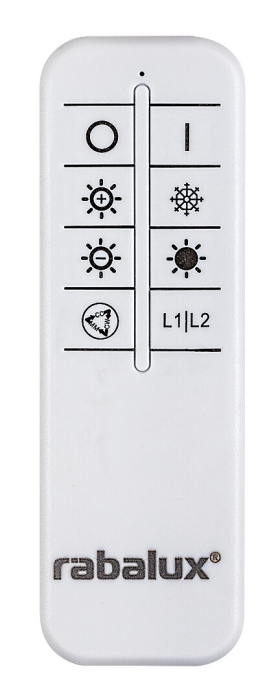 Lustra Rabalux Jasero LED 42W 2260lm 3000-6500K metal silicon negru alb IP20 [7]