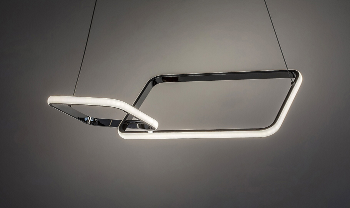 Lustra Rabalux Malwen LED 36W 2200lm 4000K metal chrome stil modern, IP20 72368 [4]