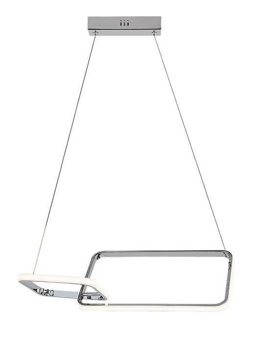Lustra Rabalux Malwen LED 36W 2200lm 4000K metal aluminiu crom alb IP20 [1]