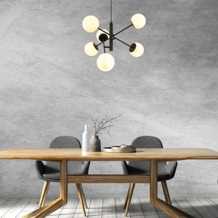 Lustra Rabalux Meduza E14 E14 6x MAX 20W   metal mat black stil scandinav 230V, 50Hz IP20 72194 [6]