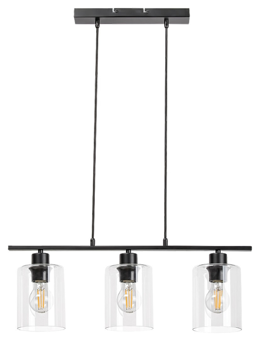 Lustra Rabalux Miroslaw E27 E27 3x MAX 40W   metal mat black stil industrial 230V, 50Hz IP20 5078 [2]