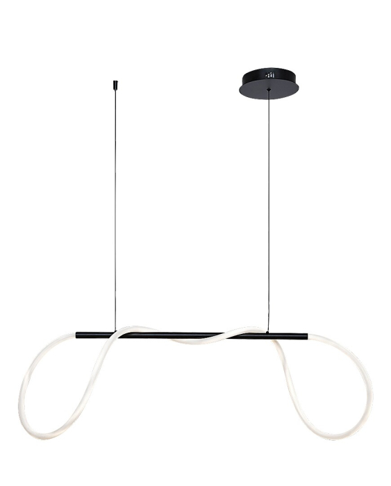 Lustra Rabalux Montema LED 40W 3750lm 4000K metal silicon negru alb IP20 [5]