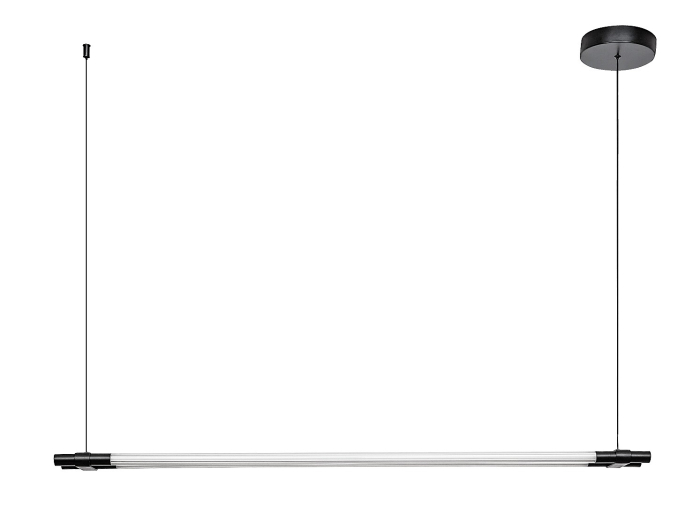Lustra Rabalux Nivaro LED 28W 3050lm 3000K metal acril negru alb IP20 [2]