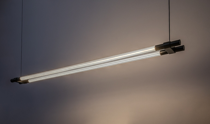 Lustra Rabalux Nivaro LED 28W 3050lm 3000K metal acril negru alb IP20 [3]