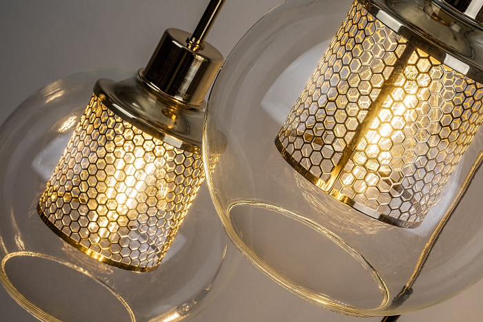 Lustra Rabalux Philana E27 E27 3x MAX 60W metal gold stil modern, IP20 6496 [5]