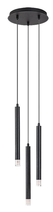 Lustra Rabalux Ramira G9 3x MAX 5W  metal acril negru IP20 [2]