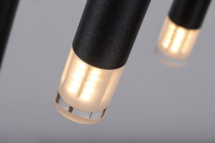 Lustra Rabalux Ramira G9 5X MAX 5W  metal acril negru IP20 [5]