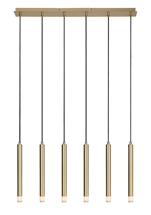 Lustra Rabalux Ramira G9 6x MAX 5W  metal acril auriu IP20 [1]