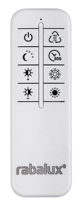 Lustra Rabalux Severine LED 40W 2400lm 3000-6500K metal plastic negru/ auriu alb IP20 [7]