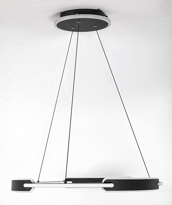 Lustra Rabalux Sindri LED 45W 3200lm 3000K, 4000K metal black stil modern, IP20 72229 [6]