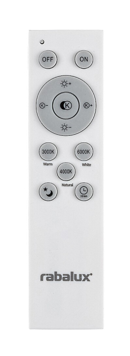 Lustra Rabalux Tesia LED 60W 3500lm 3000-6000 metal silver stil modern 230V, 50Hz IP20 71042 [6]