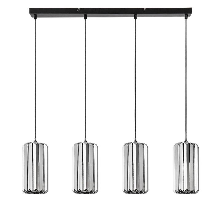 Lustra Rabalux Veness E27 E27 4x MAX 40W metal mat black stil clasic, IP20 72256 [2]