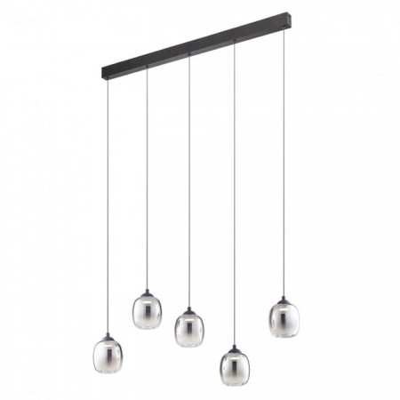 Lustra Redo Khadi, negru mat, LED, 26W, 1511 lumeni, alb cald 3000K, L.102 cm, 01-3490 [1]