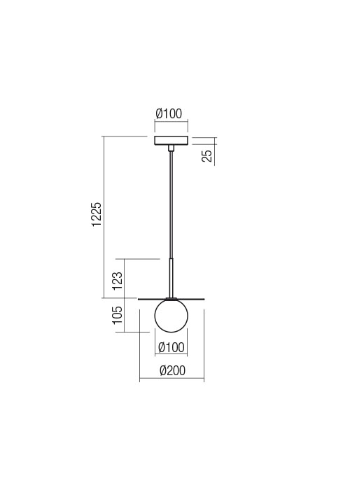 Suspensie REDO PLATO 01-2727 G9 GOLD 1 x max.10W   IP20 [2]