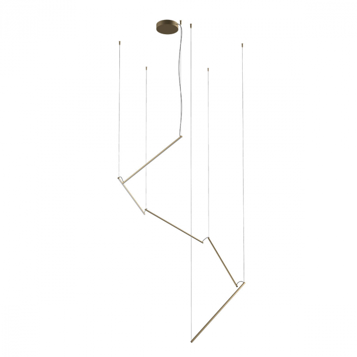 Suspensie REDO STICK 01-2800 LED BRASS 48W 3252 lm 3000K IP20 [1]