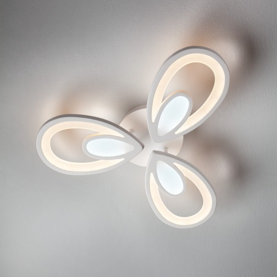 Lustra Smarter Lotus, alb, telecomanda, LED CCT, 54W, 7700 lumeni, D.56 cm, 05-963 [2]