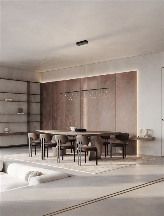 Lustra STELLAR Nova Luce 9186973 LED 17 W, 1355 lm, 3000K IP20 Black Chrome [2]