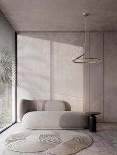 Lustra Nova Luce TILIA 9088138 Triac Dimmable Moca Coffee Aluminium LED 31W 2210lm 2700K-3000K-4000K CCT IP20 [2]