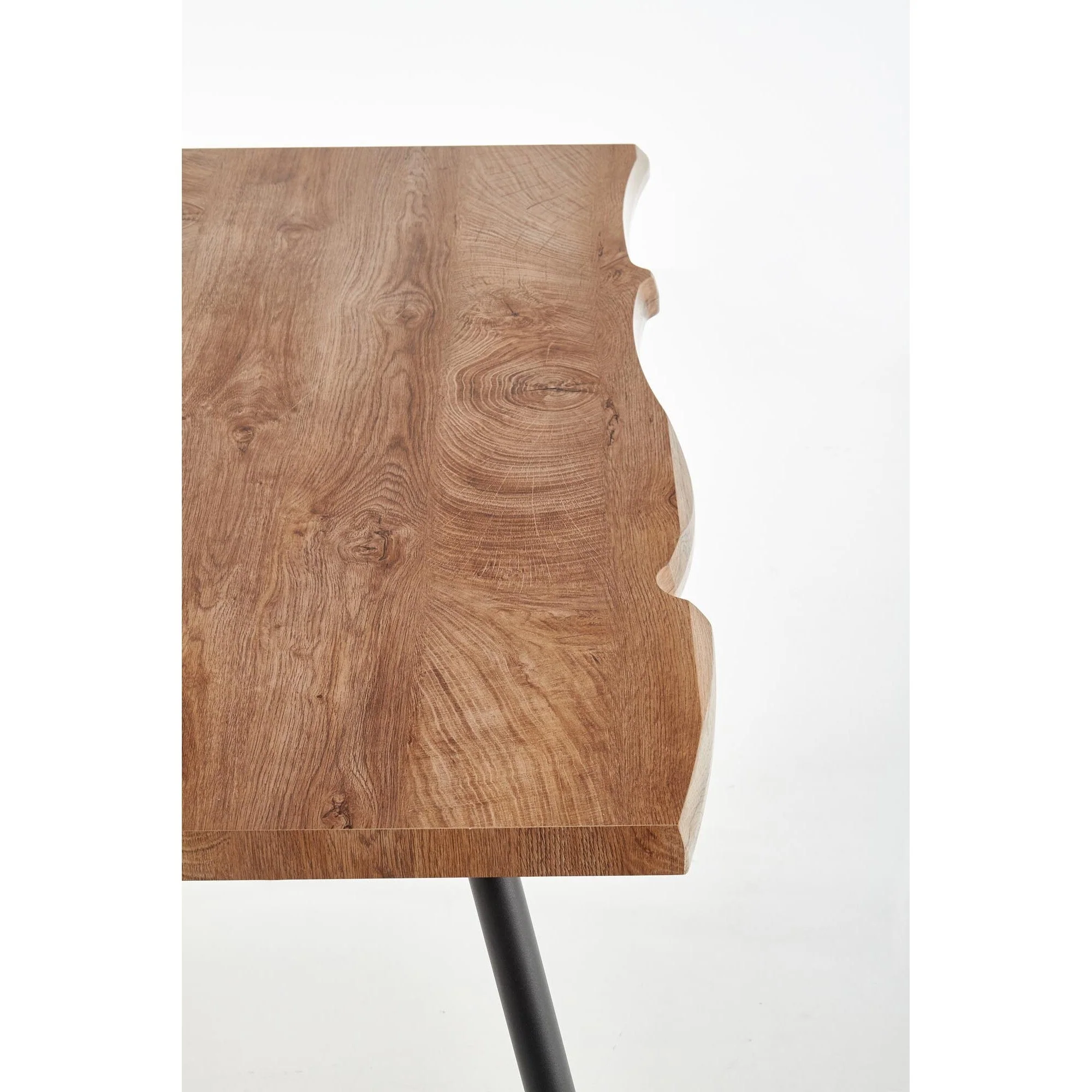 Masa LARSON, stejar natural/negru, 120x80x77 cm [4]