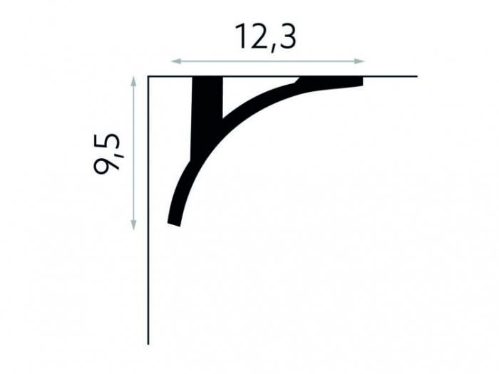 Masca galerie Polimer Rigid Polyforce Mardom QL011 123x95x2000 mm [3]