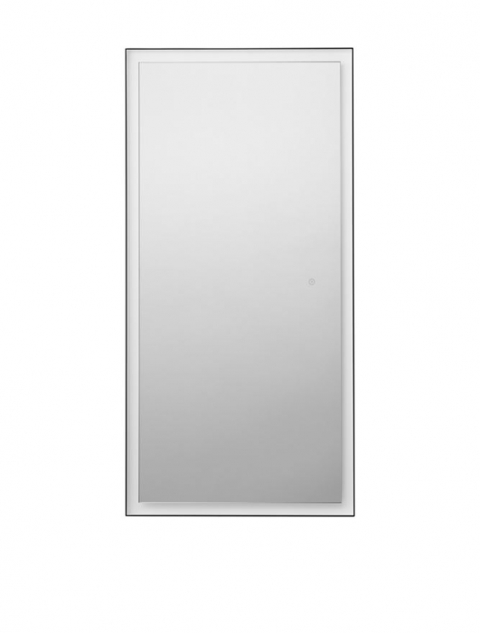 Oglinda Nova Luce ADON 9006018 Sandy Black & Inner White Aluminium & Mirror Glass LED 42W 1012lm 4000K IP44 [3]