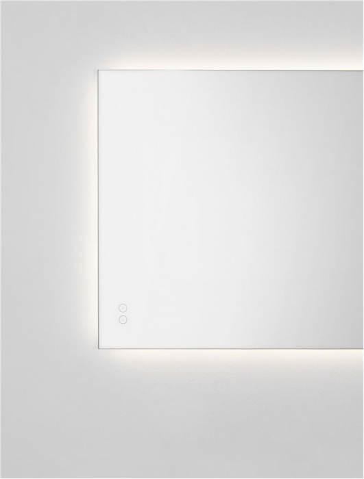 Oglinda Nova Luce ALDA 9006010 Mirror Glass & Aluminium LED 48W 978lm 4000K IP44 [5]