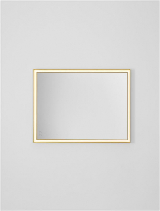 Oglinda Nova Luce AMBOR 9006019 Anodized Gold Aluminium & Mirror Glass LED 38W 2488lm 4000K IP44 [4]