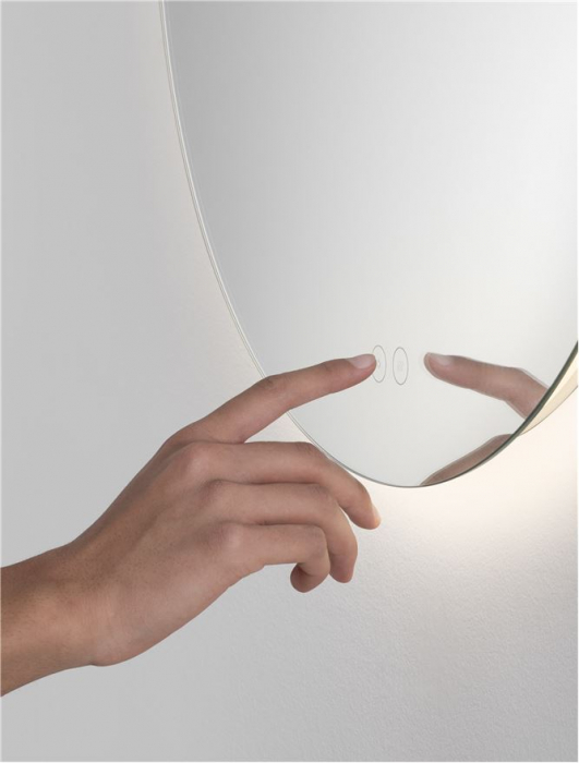 Oglinda Nova Luce DAB 9006012 Mirror Glass & Aluminium LED 33W 780lm 4000K IP44 [6]