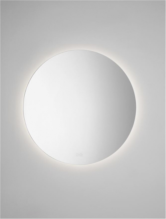 Oglinda Nova Luce DAB 9006013 Mirror Glass & Aluminium LED 42W 912lm 4000K IP44 [4]