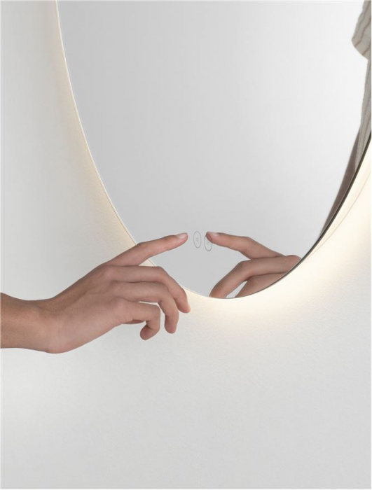 Oglinda Nova Luce DAB 9006013 Mirror Glass & Aluminium LED 42W 912lm 4000K IP44 [5]