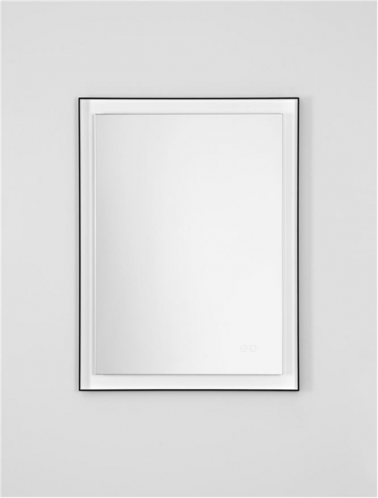 Oglinda Nova Luce DECA 9006014 Sandy Black Aluminium & Mirror Glass LED 29W 734lm 4000K IP44 [3]