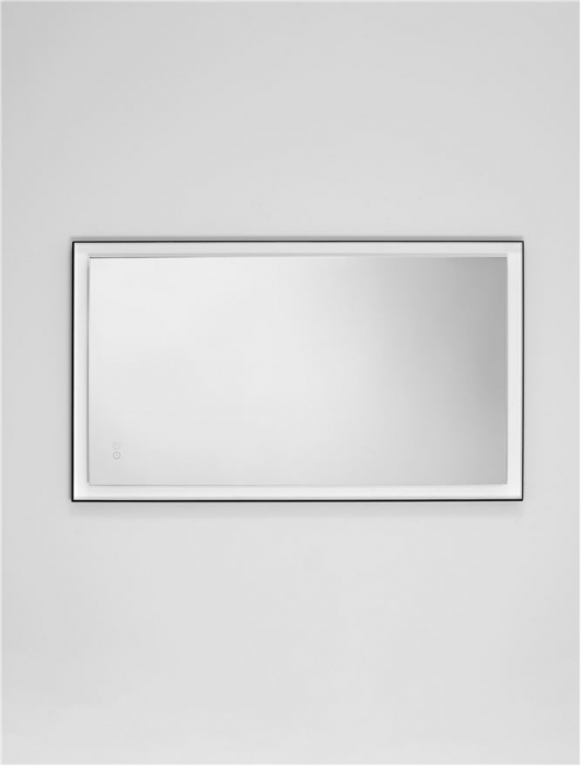 Oglinda Nova Luce DECA 9006015 Sandy Black Aluminium & Mirror Glass LED 36W 1026lm 4000K IP44 [6]