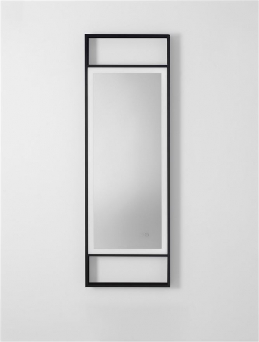 Oglinda Nova Luce DOUL 9006023 Anodized Black Aluminium & Mirror Glass LED 37W 385lm 4000K IP44 [3]