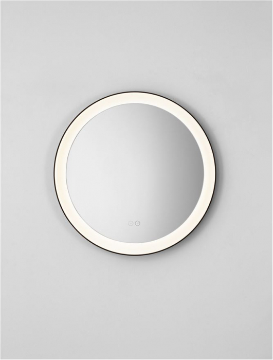 Oglinda Nova Luce URAL 9006016 Sandy Black Aluminium & Mirror Glass LED 20W 682lm 4000K IP44 [4]
