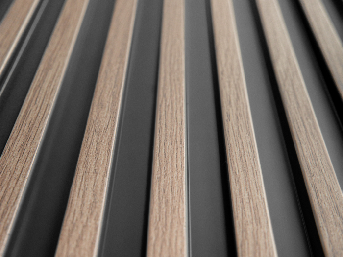 Panou riflat 3D Polimer Rigid Polyforce Mardom Stretto 2700x120x12 L0103 Grey Oak [7]