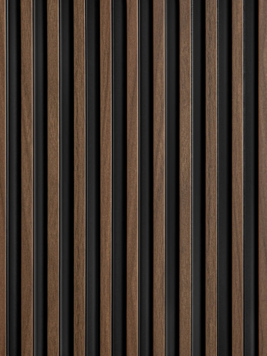 Panou riflat 3D Polimer Rigid Polyforce Mardom Stretto 2700x120x12 L0104 Dark Oak [8]