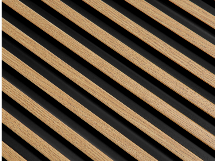 Panou riflat 3D Polimer Rigid Polyforce Mardom Stretto 2700x120x12 L0105 Natural Oak [6]