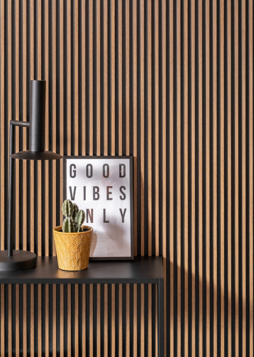 Panou riflat 3D Polimer Rigid Polyforce Mardom Stretto 2700x120x12 L0106 Classic Oak [2]