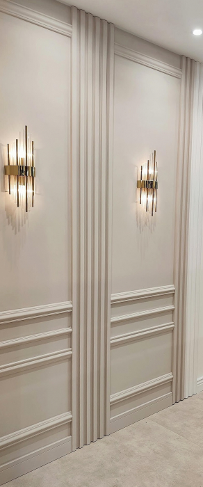 Panou riflat Polimer Rigid Polyforce Mardom Largo 2700x115x20mm L0301 Alb [4]